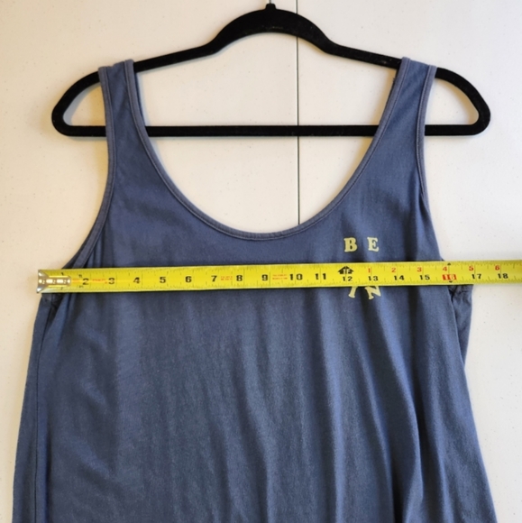 Good hYOUman Renley Be Kind Blue Tank Top Cotton Modal Sustainable Athleisure - Picture 8 of 9